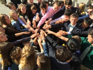 Roanoke Catholic Ring Day class