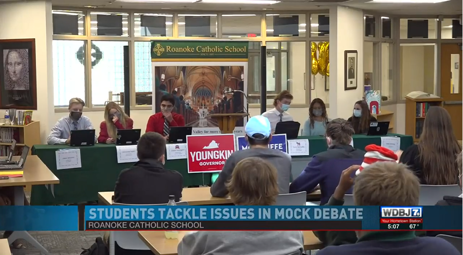 Mock Gubernatorial Debate Held