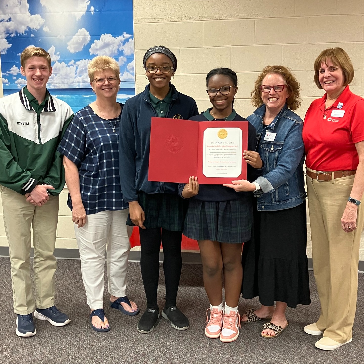 Recognition for RCS Red Cross Club